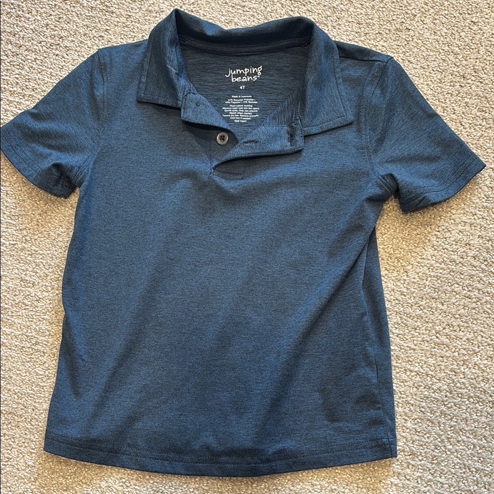 Jumping Beans Kids Blue Polo Shirt